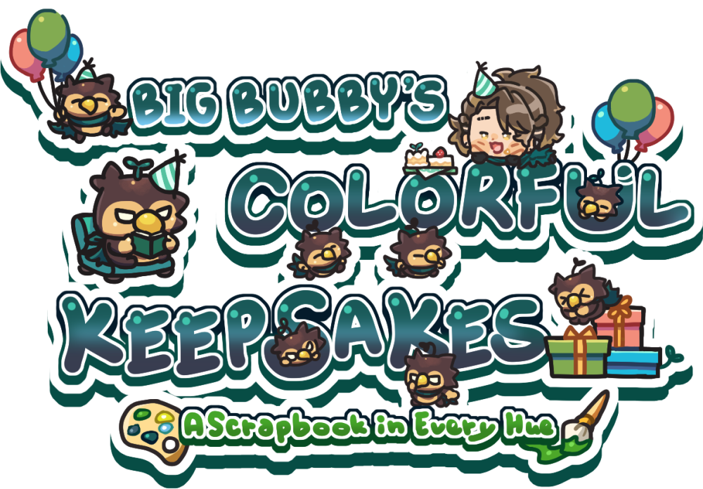 Big Bubby's Colourful Keepsakes: A Scrapbook in Every Hue
